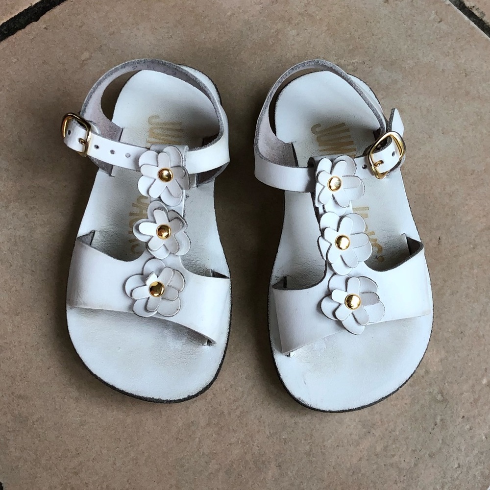 Toddler white sandals